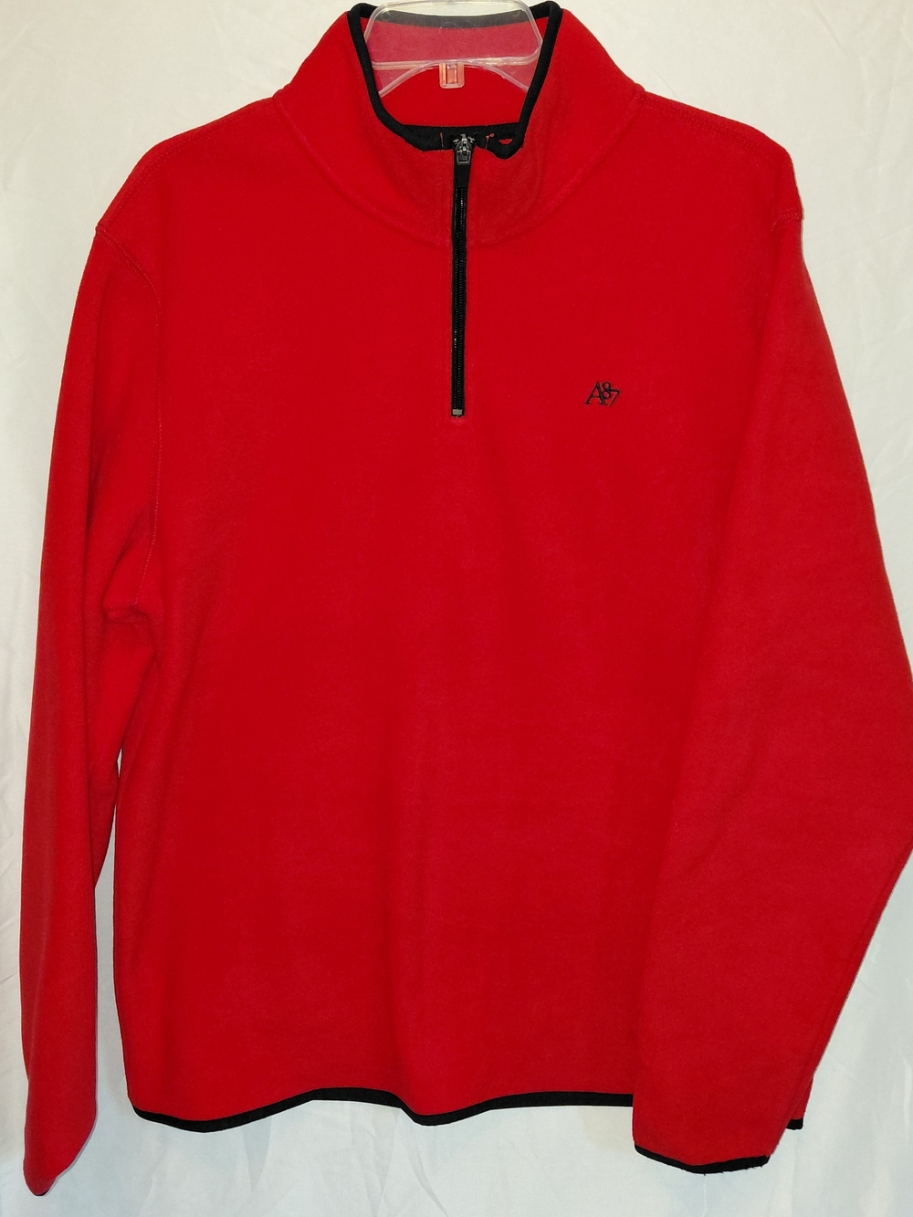 Aeropostale Red Half-Zip Fleece Pullover #2450